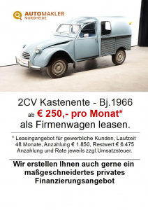Citroën Kastenente - neuwertiger Zustand - H + TÜV Neu